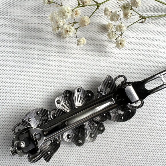 Vintage Filigree Hair Barrette - Picture 6 of 6